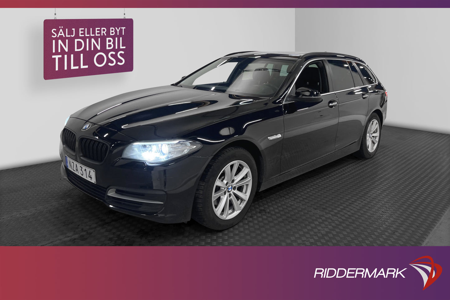 BMW 520d 184hk xDrive M-värm Pano 0.52l/mil