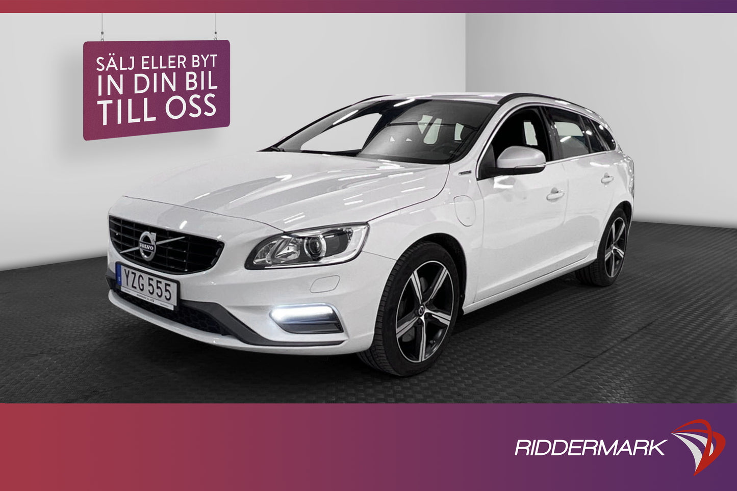 Volvo V60 D5 Plug-in Hybrid AWD 231hk R-Design Classic Drag