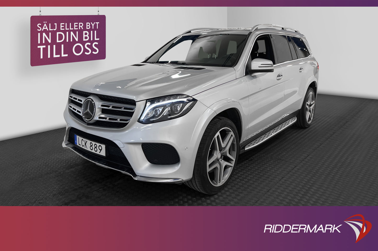 Mercedes-Benz GLS 350 4M  AMG 7-Sits D-värm H/K 360° T-lucka