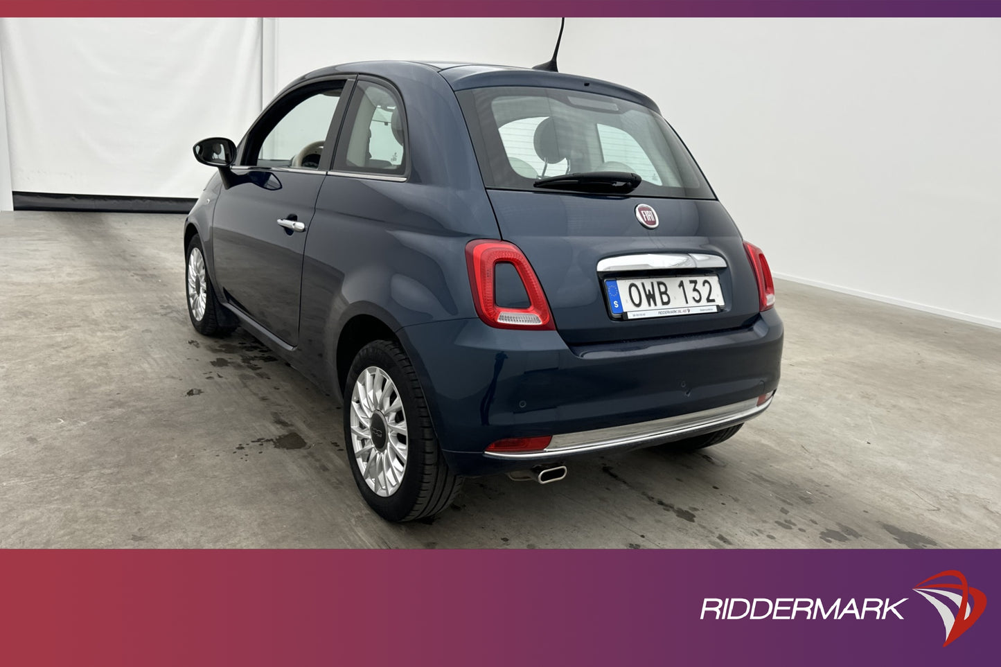 Fiat 500C 1.2 8V 69hk Lounge Panorama Sensorer Farthållare