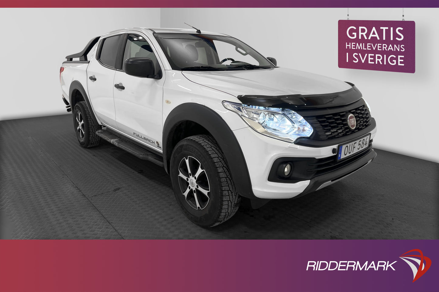 Fiat Fullback Cross 2.4 4x4 181hk D-Värm Dragkrok Skinn MOMS