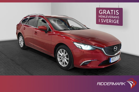 Mazda 6 Wagon 2.0 SKYACTIV-G 165hk Sensorer Navi Keyless LED