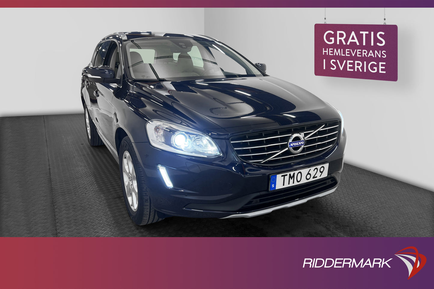 Volvo XC60 D4 190hk Summum VOC Skinn Navi 1-Ägare