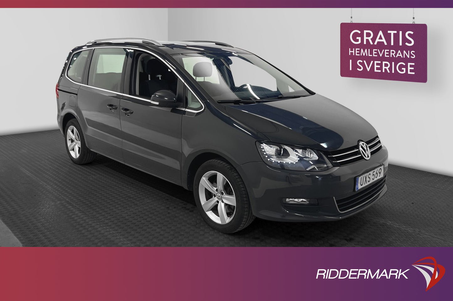 Volkswagen Sharan 2.0 TDI 140hk Premium 7-sits Pano Dragpkt