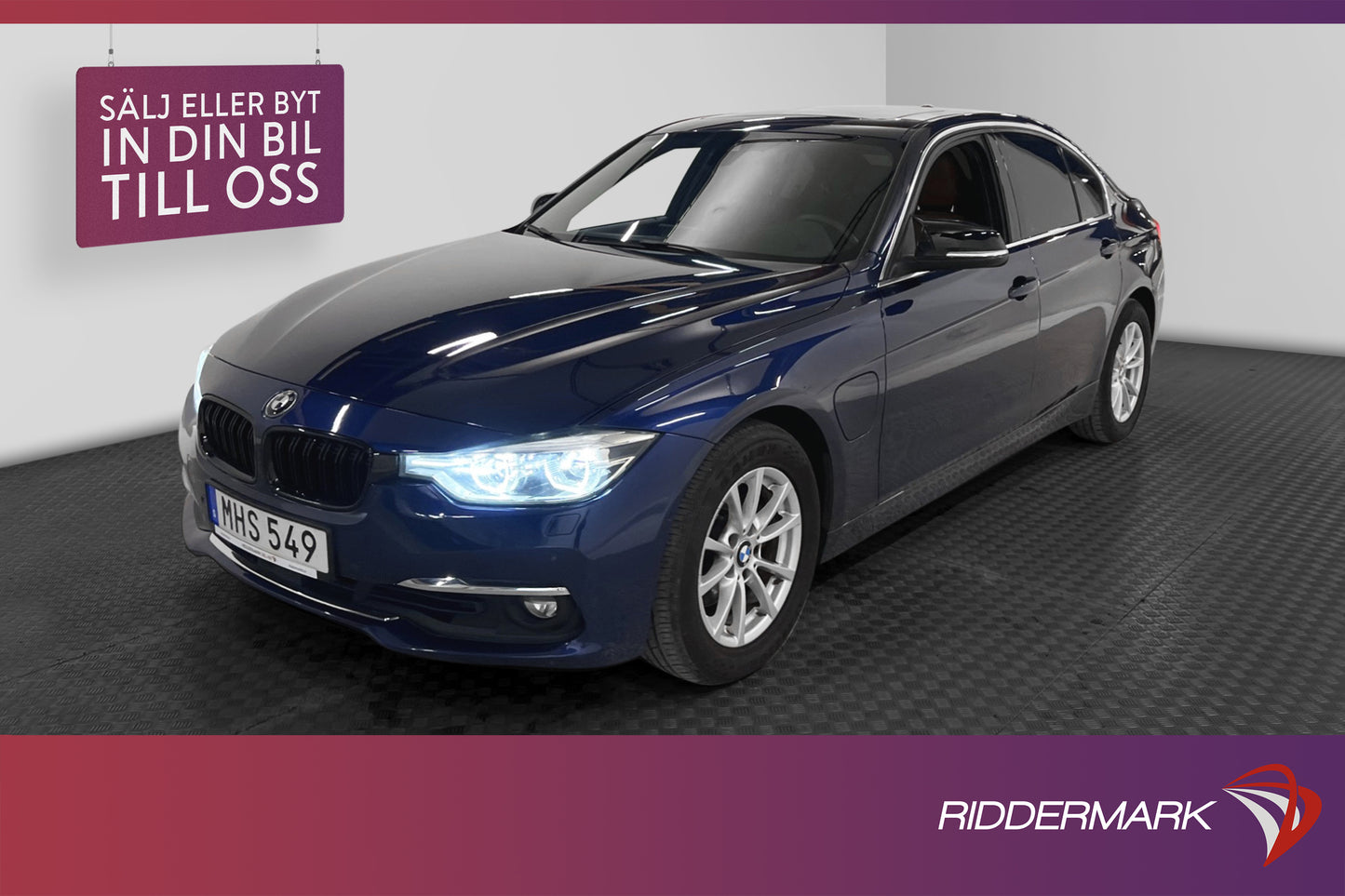 BMW 330e Sedan 252hk Luxury Line Taklucka H/K Skinn B-kamera