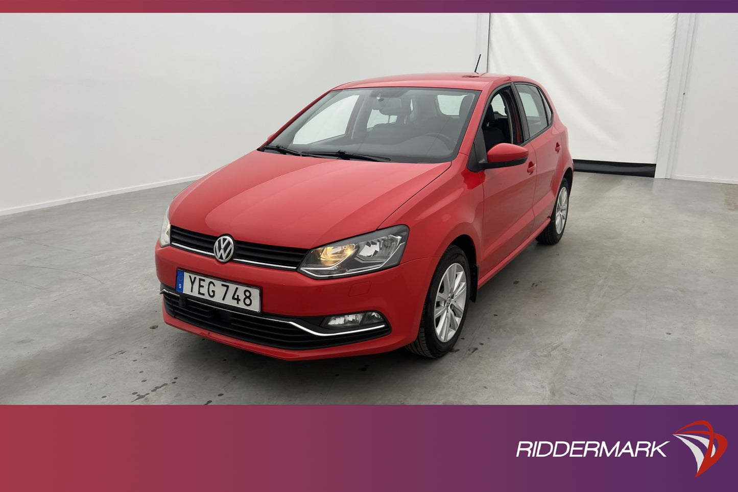 Volkswagen Polo 1.2 TSI 90hk Värmare Bluetooth Låg-Årsskatt