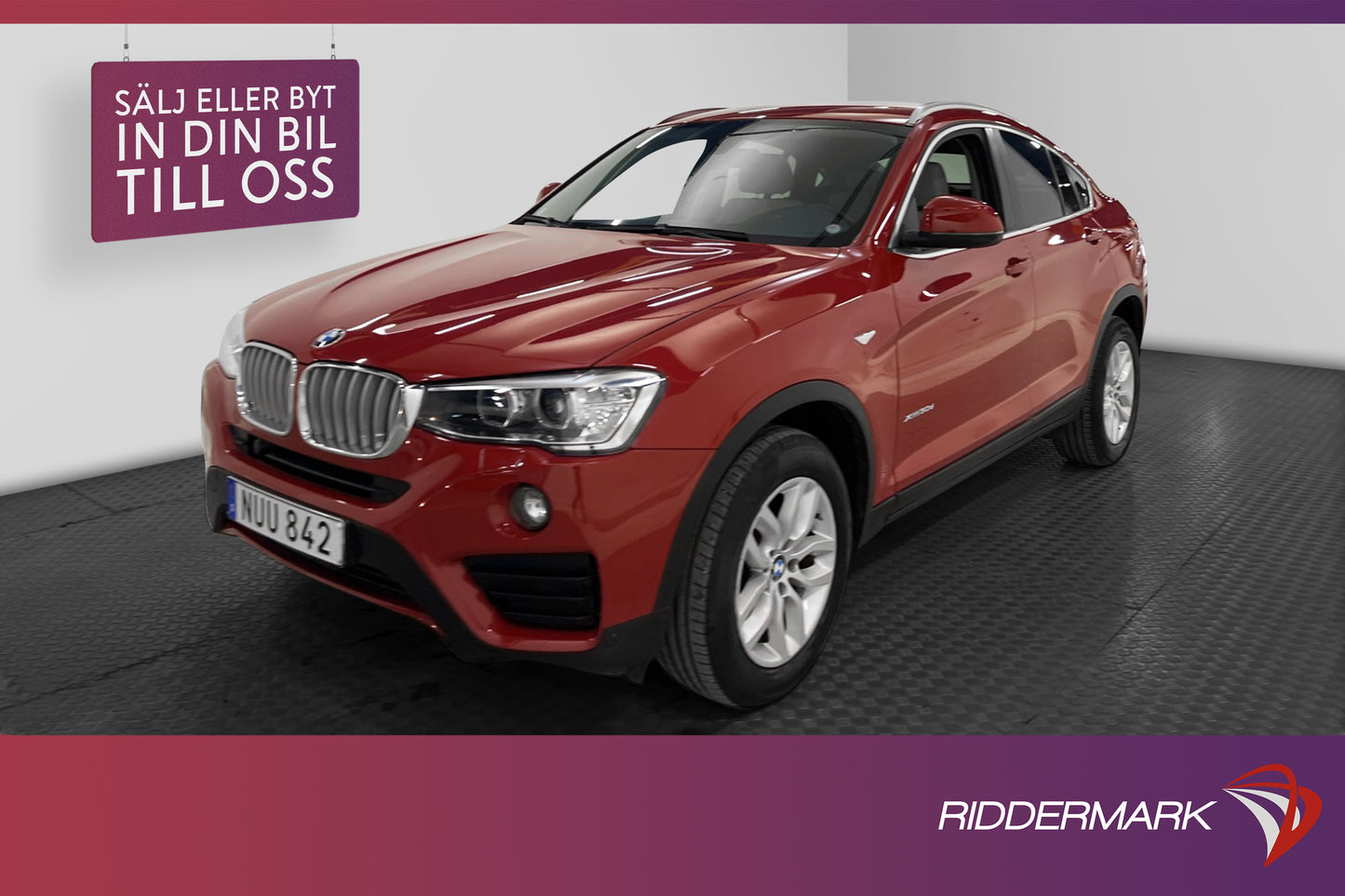 BMW X4 xDrive30d 258hk M-värm Navigation Skinn Drag