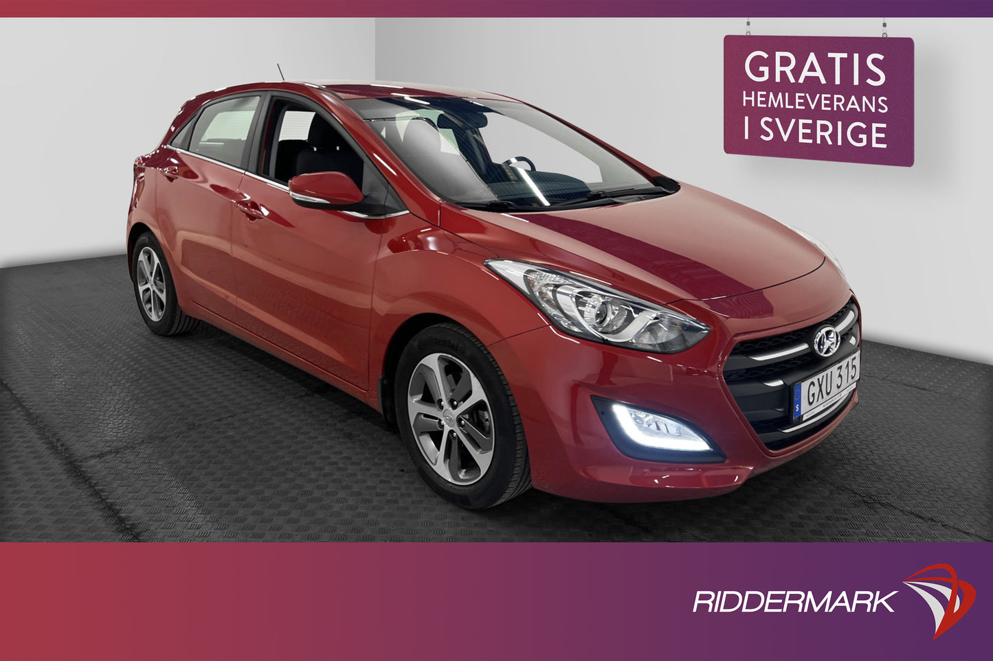 Hyundai i30 1.6 GDI 135hk Rattvärme 3647 Mil Nyservad