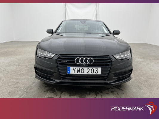 Audi A7 Sportback V6 Q 218hk S-Line BOSE HUD Kamera Skinn