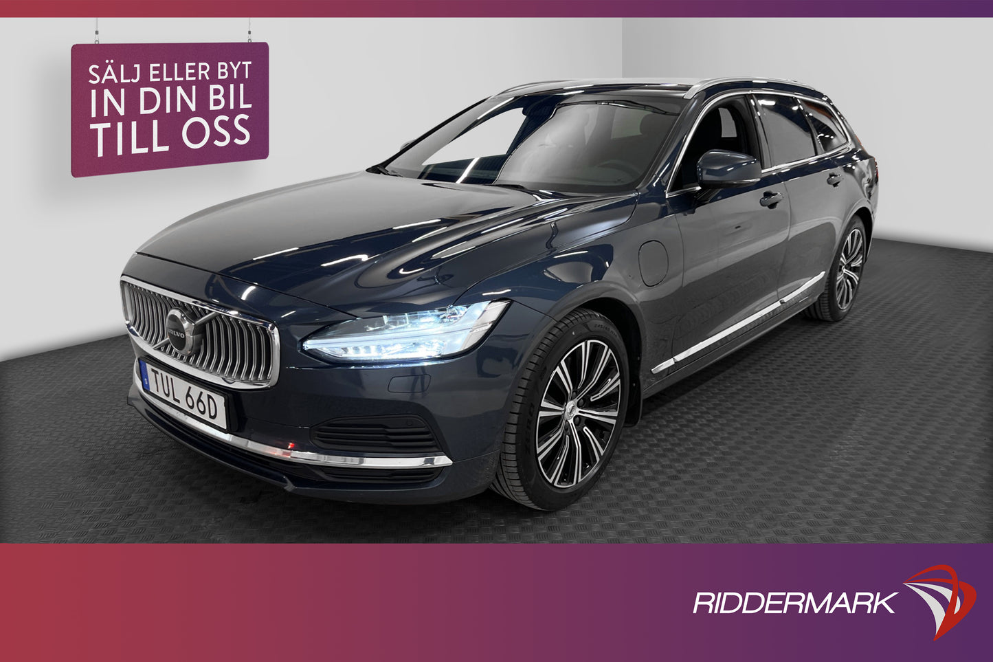 Volvo V90 T6 AWD Recharge TwEn 340hk Momentum Dragkrok H/K