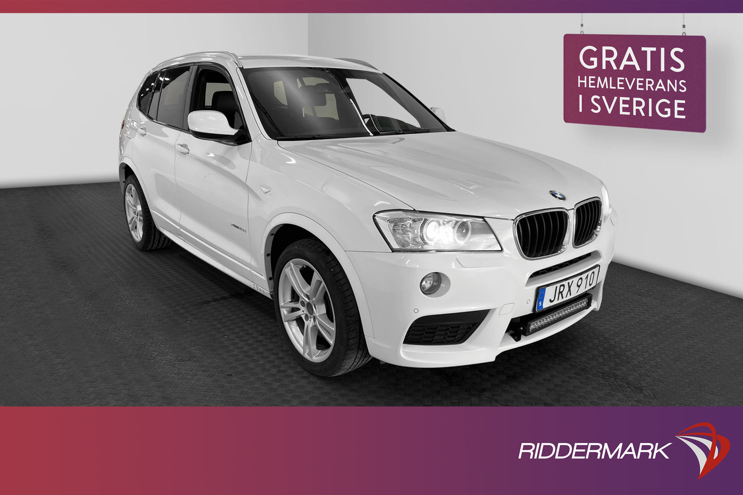 BMW X3 xDrive20d 184hk M-Sport HiFi B-Kamera Navi 0,56l/mil