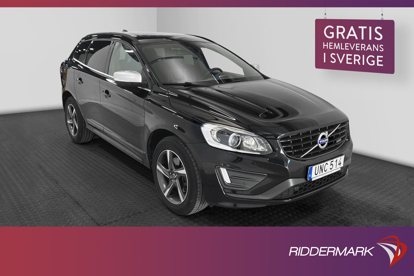 Volvo XC60 D5 AWD R-Design D-värm VOC Pano B-kamera Navi