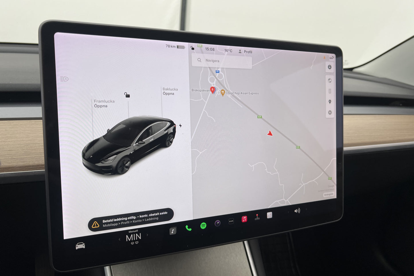 Tesla Model 3 Standard Range Plus 258hk Svensksåld Dragkrok