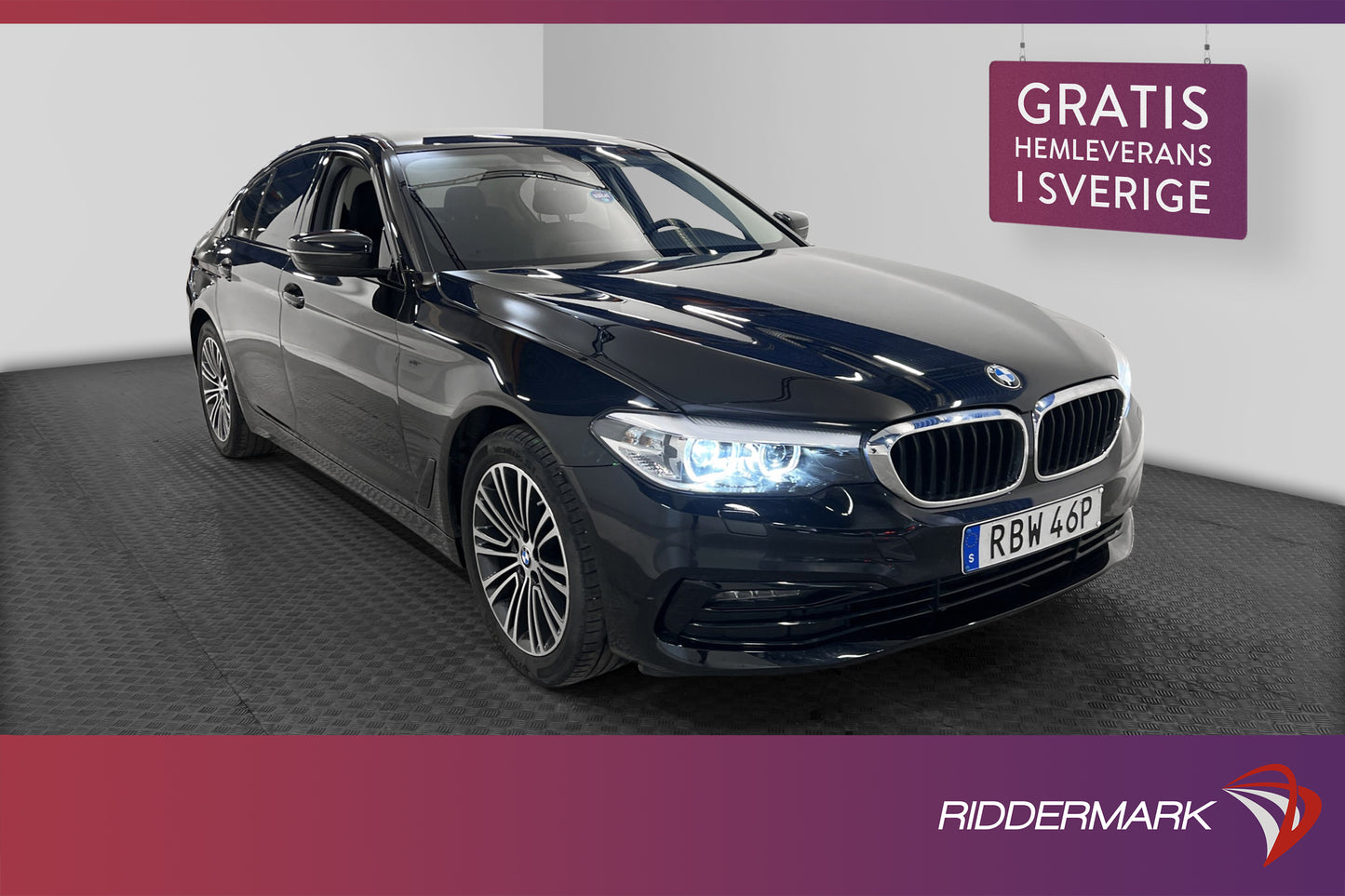 BMW 520d 190hk Sport line Navi D-Värmare HiFi B-Kamera Drag