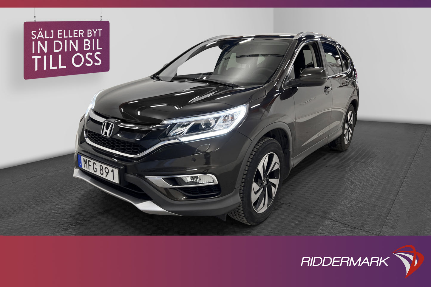 Honda CR-V 1.6 4WD 160hk Executive Kamera Navi Drag Välserv