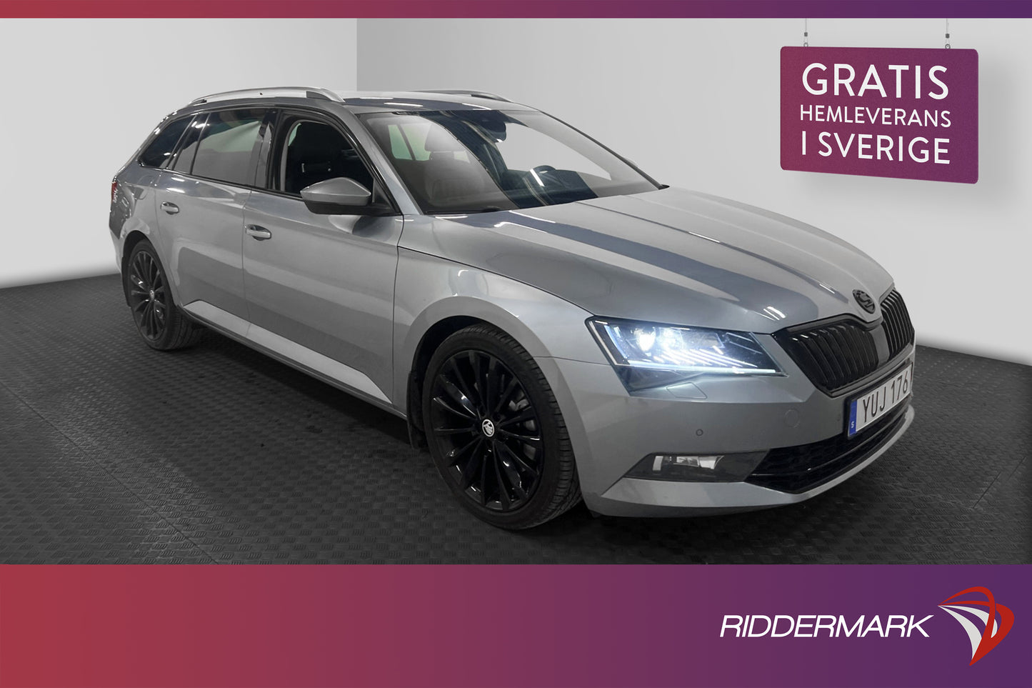 Skoda Superb Kombi 2.0 TSI 4x4 280hk L&K Värmare Kamera Drag