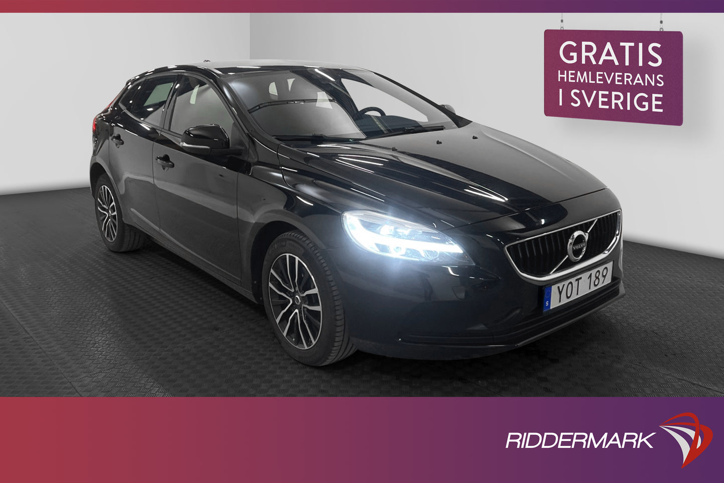 Volvo V40 D2 120hk Momentum D-värme VOC P-sensorer 0.38l/mil