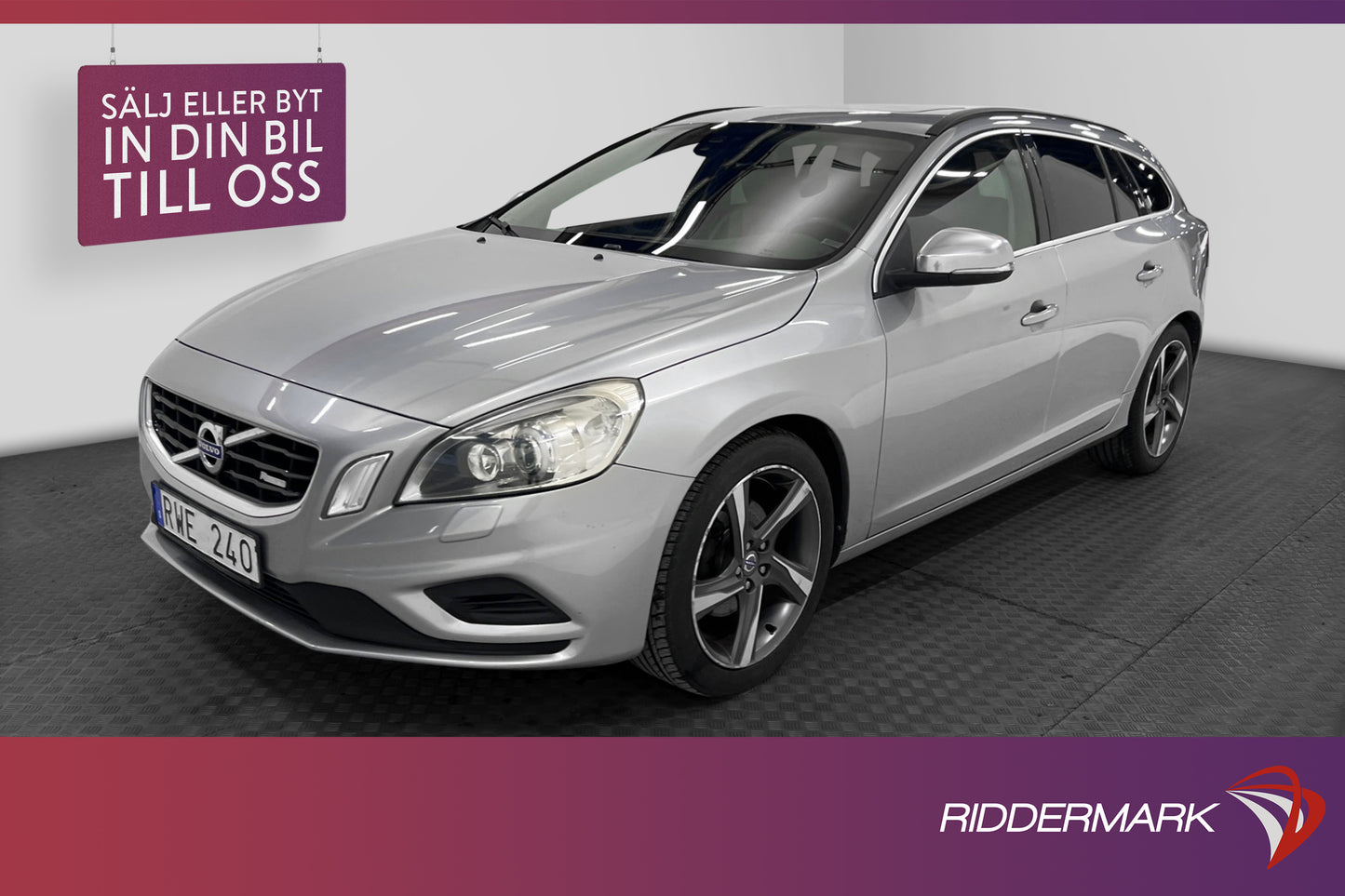 Volvo V60 T4 180hk R-Design Navi Nyservad Helskinn Taklucka