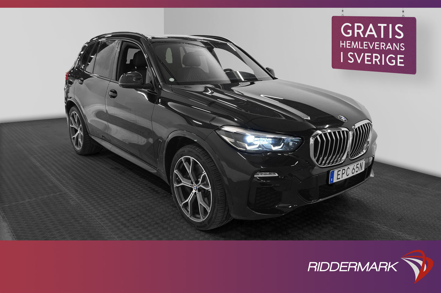 BMW X5 xDrive30d 265hk M-Sport Pano Värm Luftfj H/K 360°