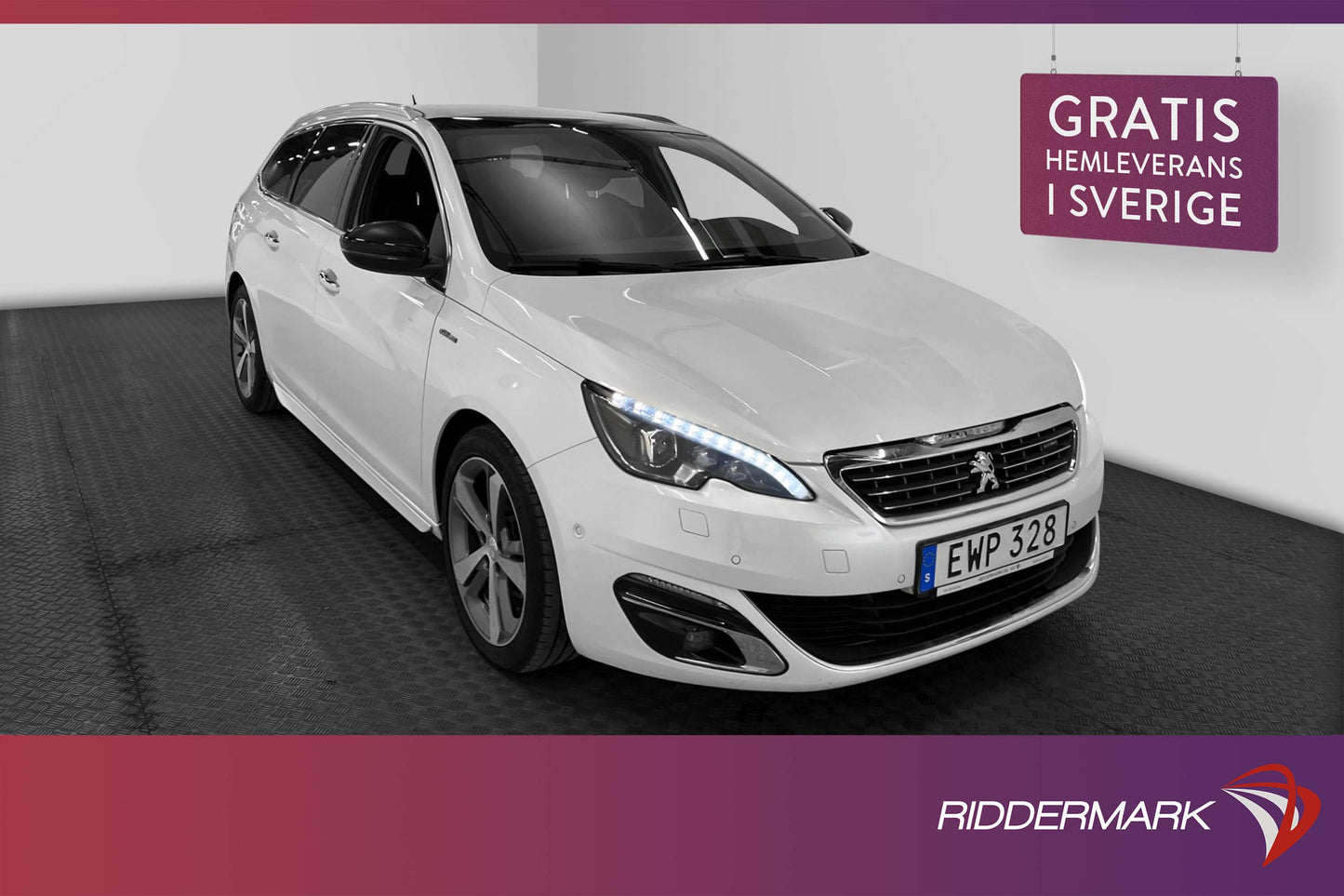 Peugeot 308 SW 1.2 130hk GT-Line Pano B-Kam Navi 0.52L/Mil