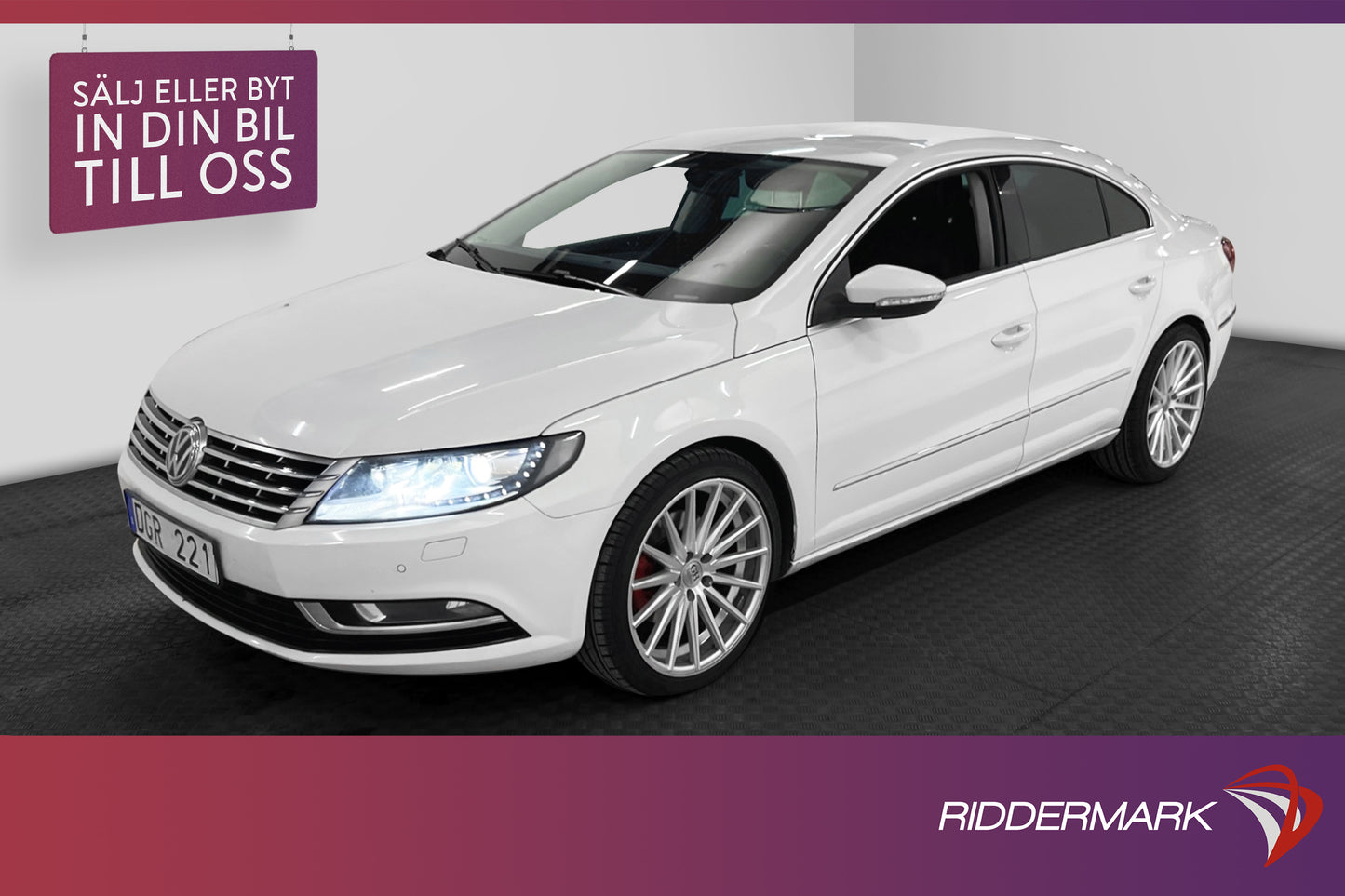 Volkswagen CC 2.0 TDI 170hk Premium Halvskinn Drag Välservad