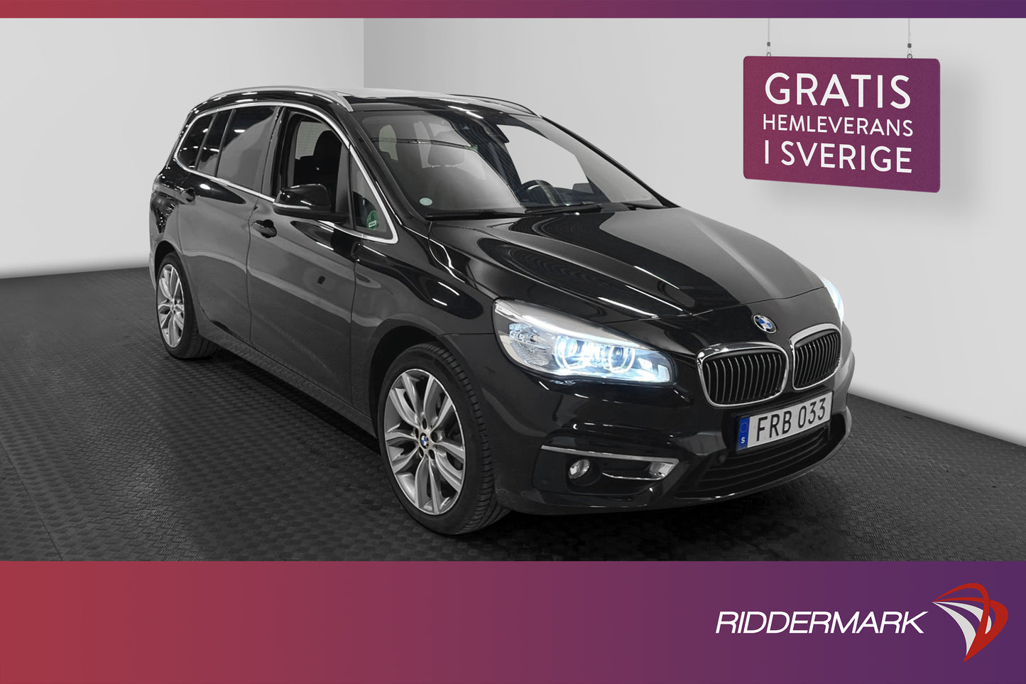 BMW 220d xDrive Gran Tourer 190hk Luxury 7-sits Skinn Pano