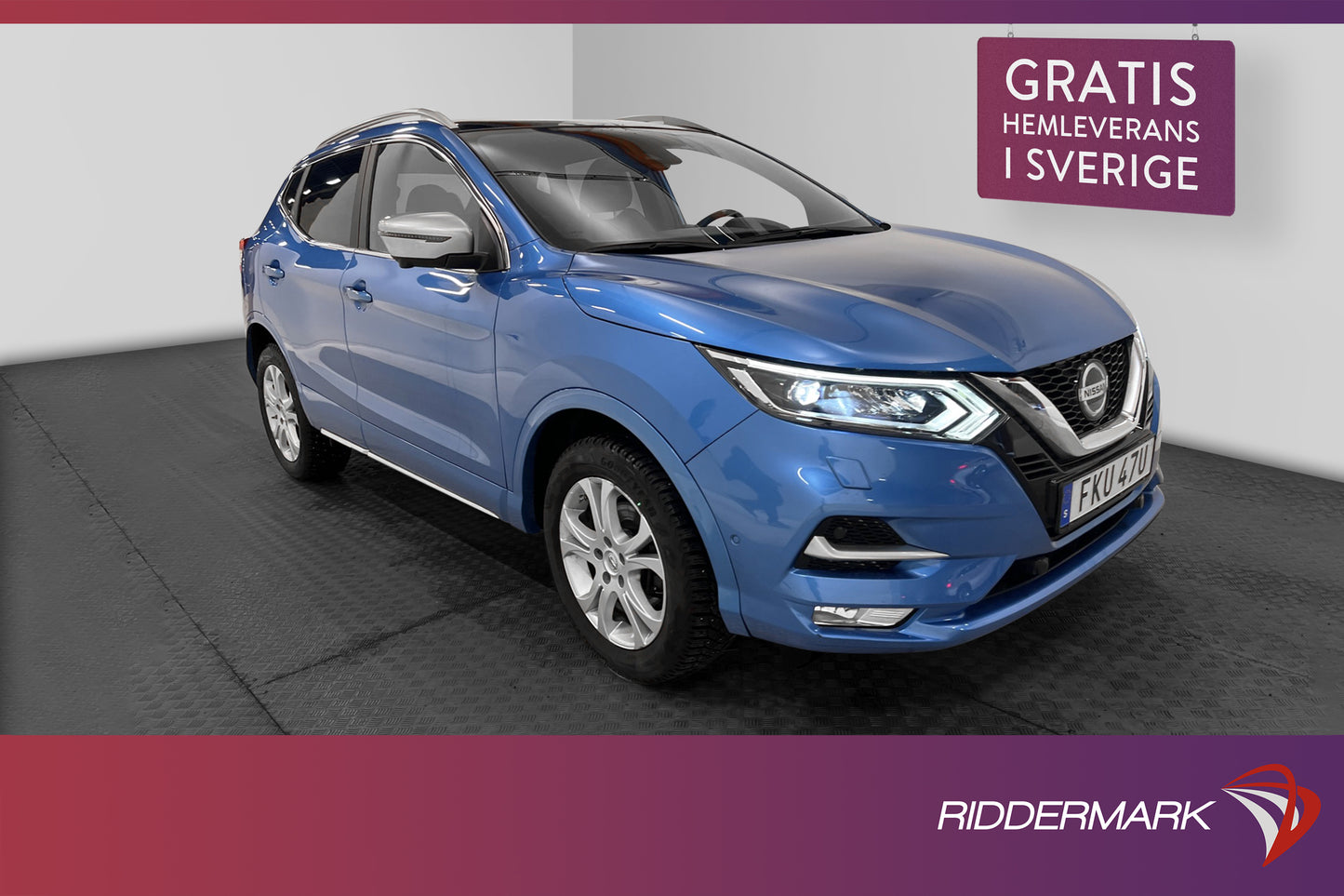 Nissan Qashqai 1.3 DIG-T 140hk Tekna+ Pano BOSE 360° Drag