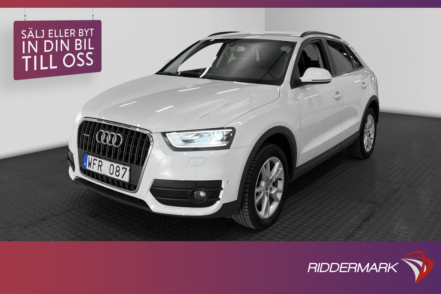 Audi  Q3 2.0 TDI Q S Tronic 177hk  2 Brukare Skinn P-Sensor