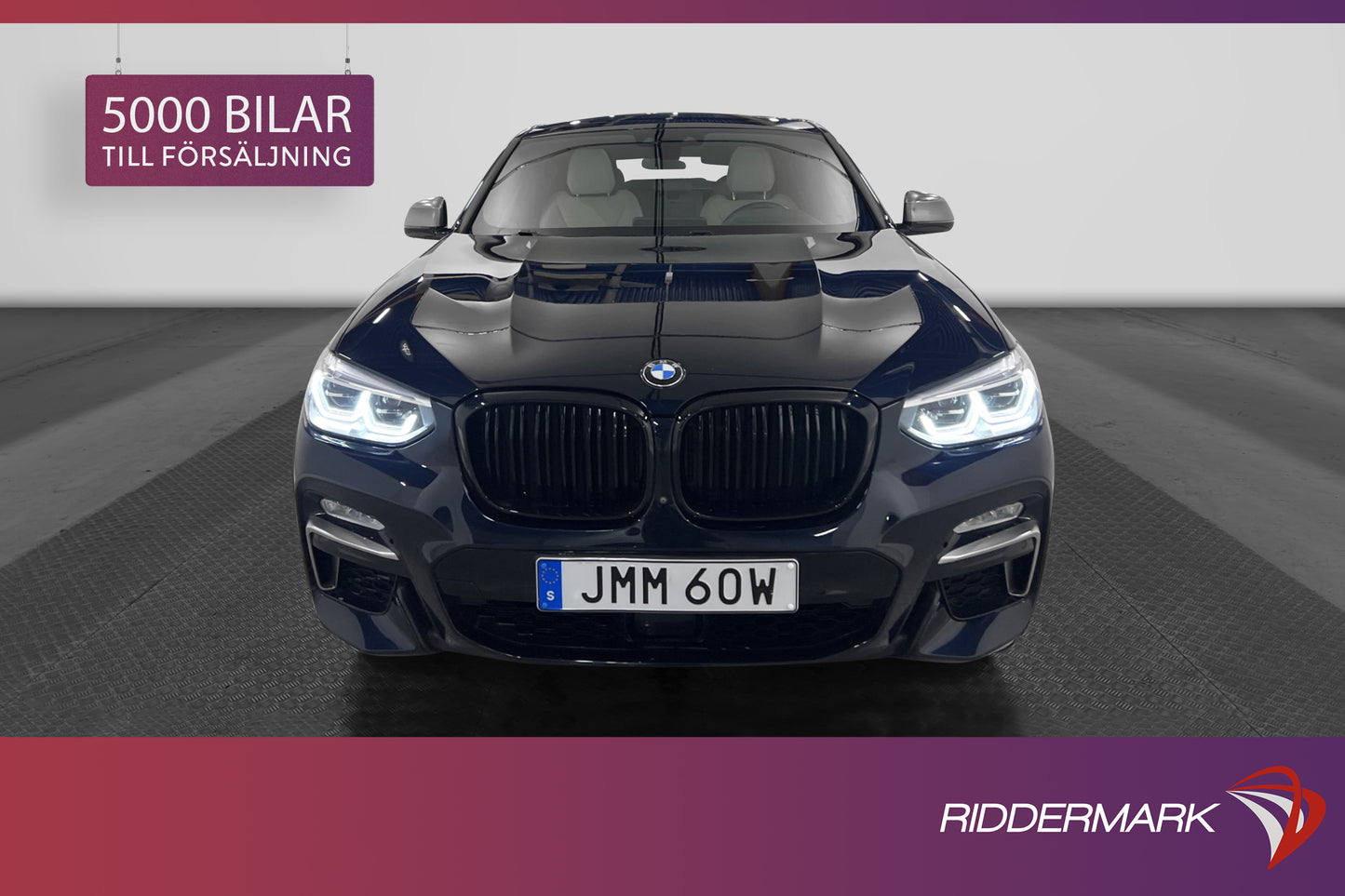 BMW X4 M40d 326hk Innovation Pano HUD H/K 360° Skinn D-värm