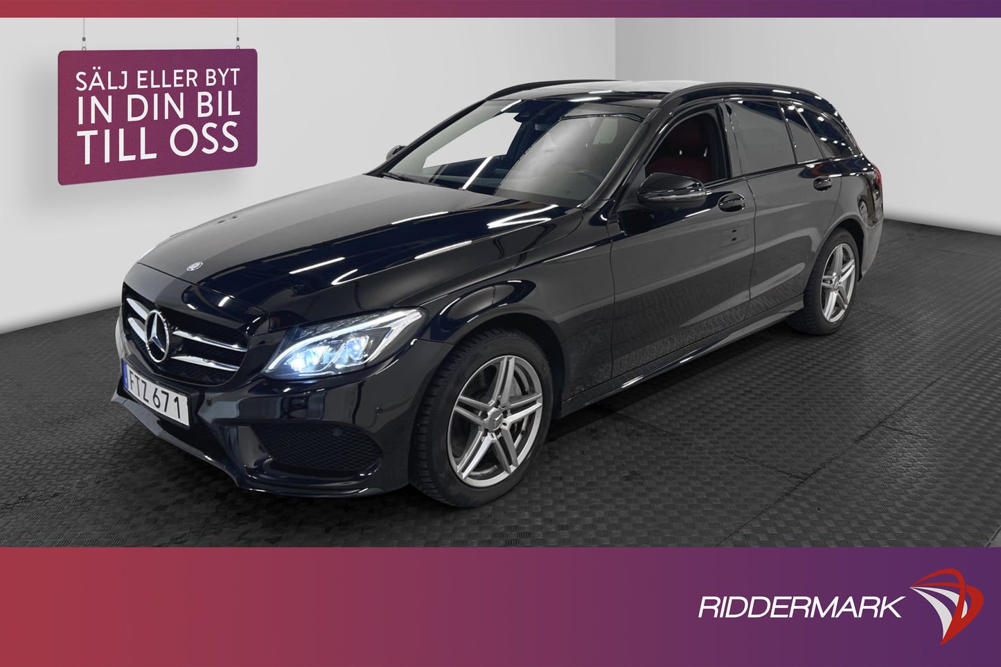 Mercedes-Benz C 250 d 204hk 4M AMG Pano D-värm Skinn 360°